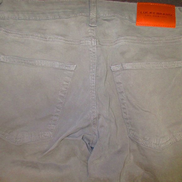 Lucky Brand Straight Slate Gray Pants 30x32 Mens - Picture 8 of 9